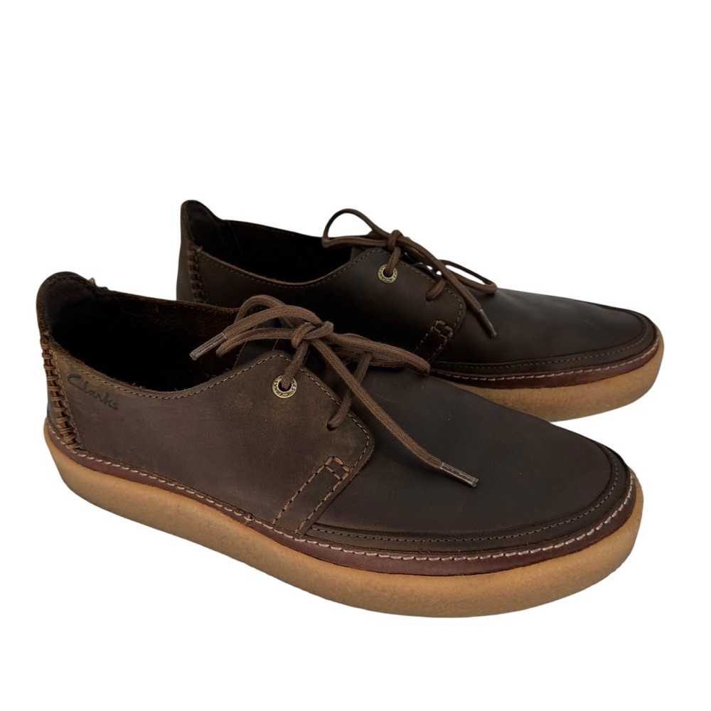 Clarks Oakpark Low Tan Men Casual Loafer Shoes 10